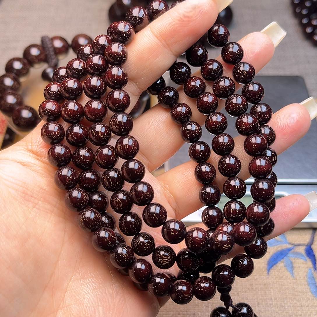 檀香紫檀（小叶紫檀）0.8 108颗满星