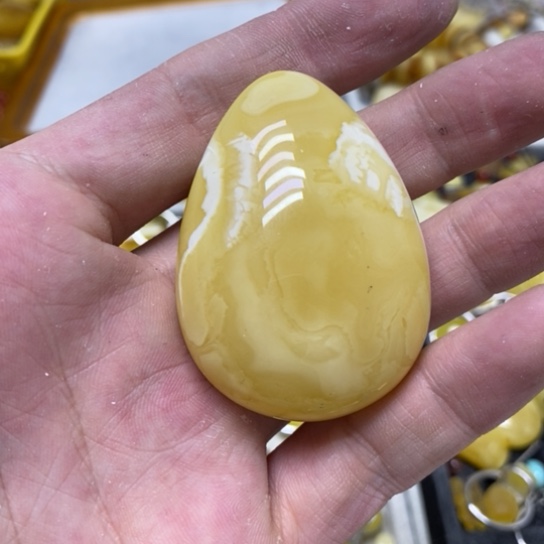 蜜蜡裸石未镶嵌吊坠