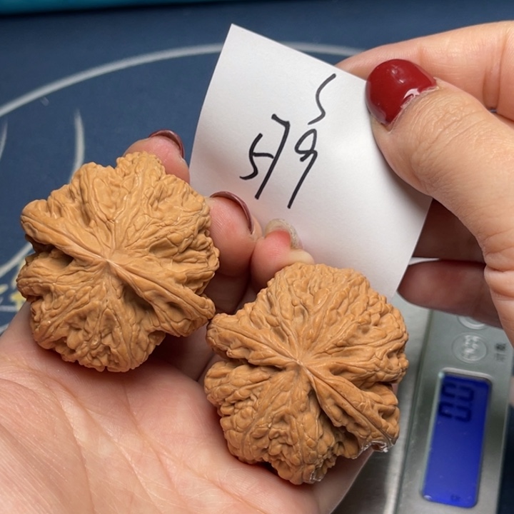 文玩核桃把件粗筋45