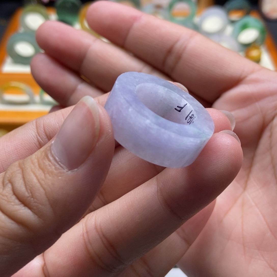 定制翡翠翡翠12-17号有晶体未镶嵌