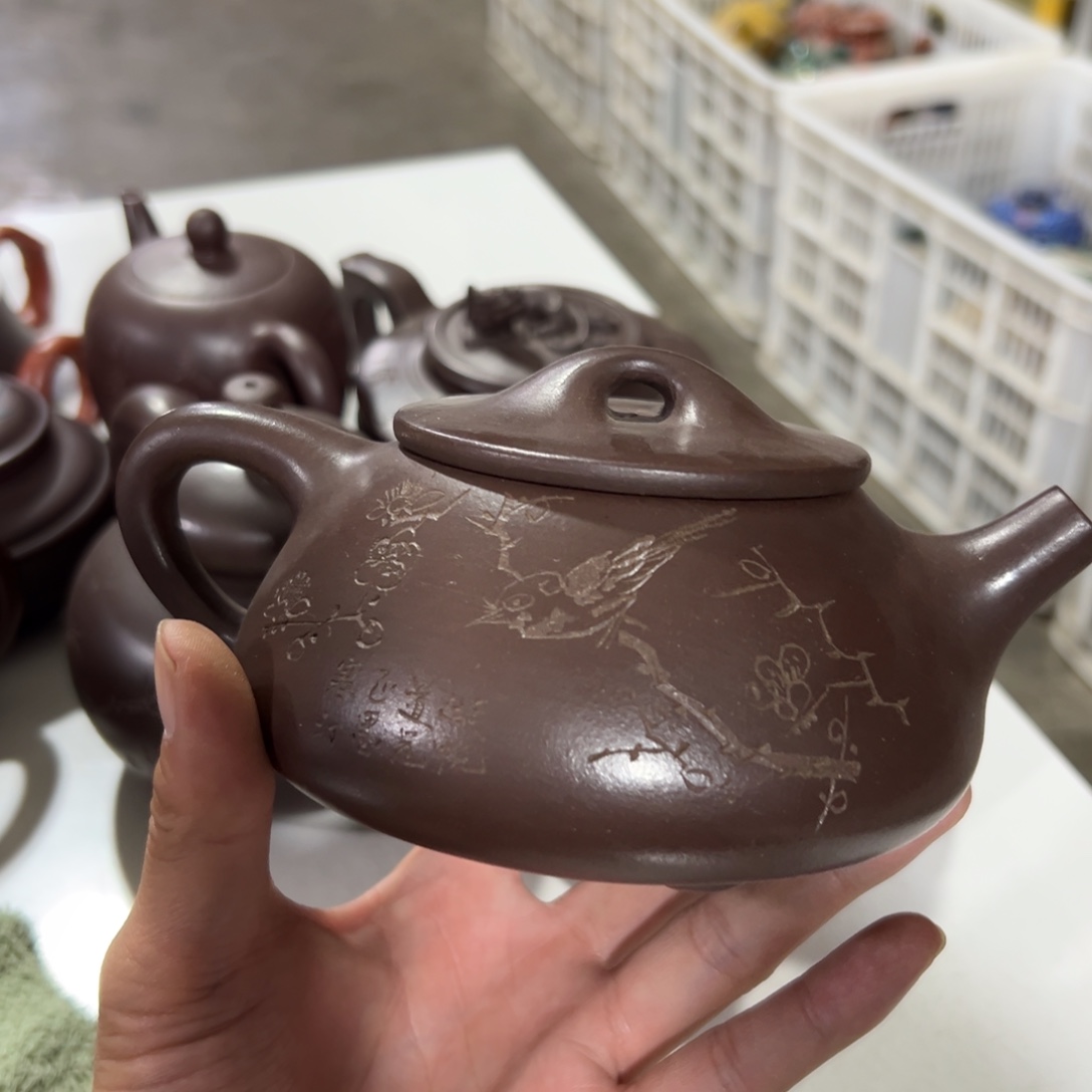 紫砂茶壶老厂紫砂壶一件！