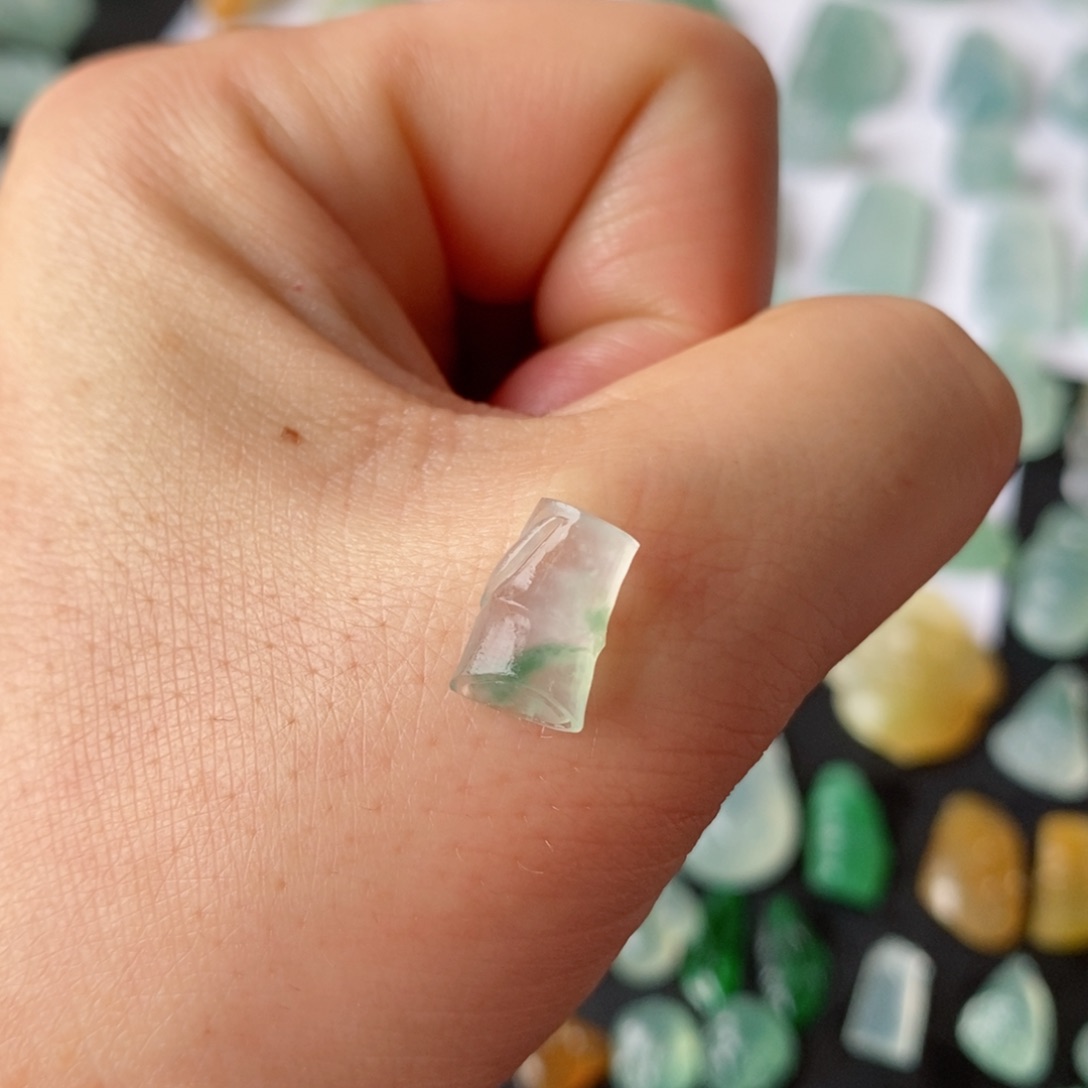 定制翡翠未镶嵌竹节