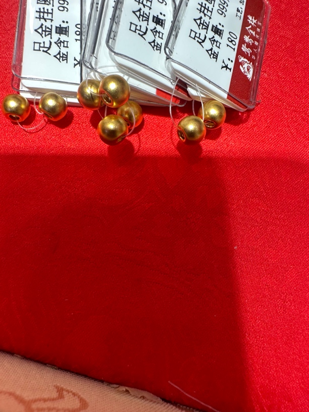 时尚足金999 卡5古法8颗