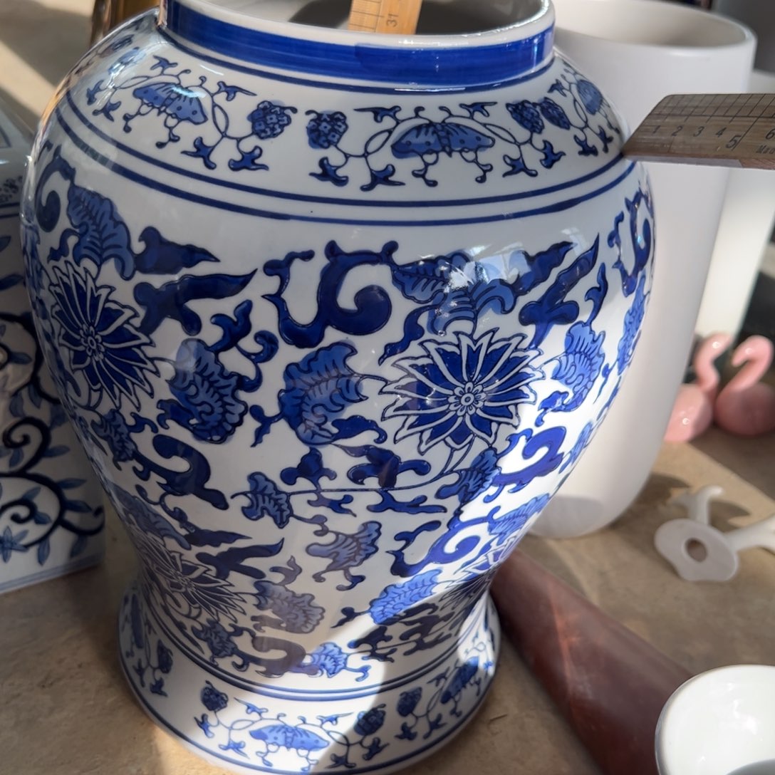 瓷片微瑕青花瓷器难得一漏