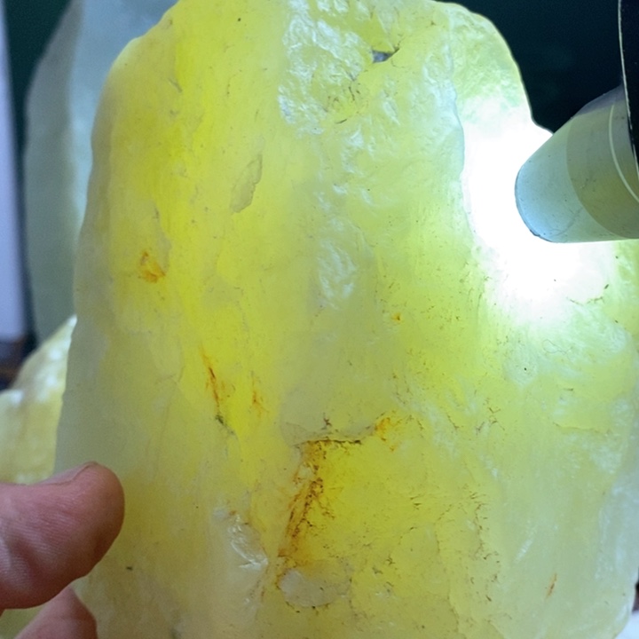 蛇纹石玉珠宝岫玉原石未镶嵌