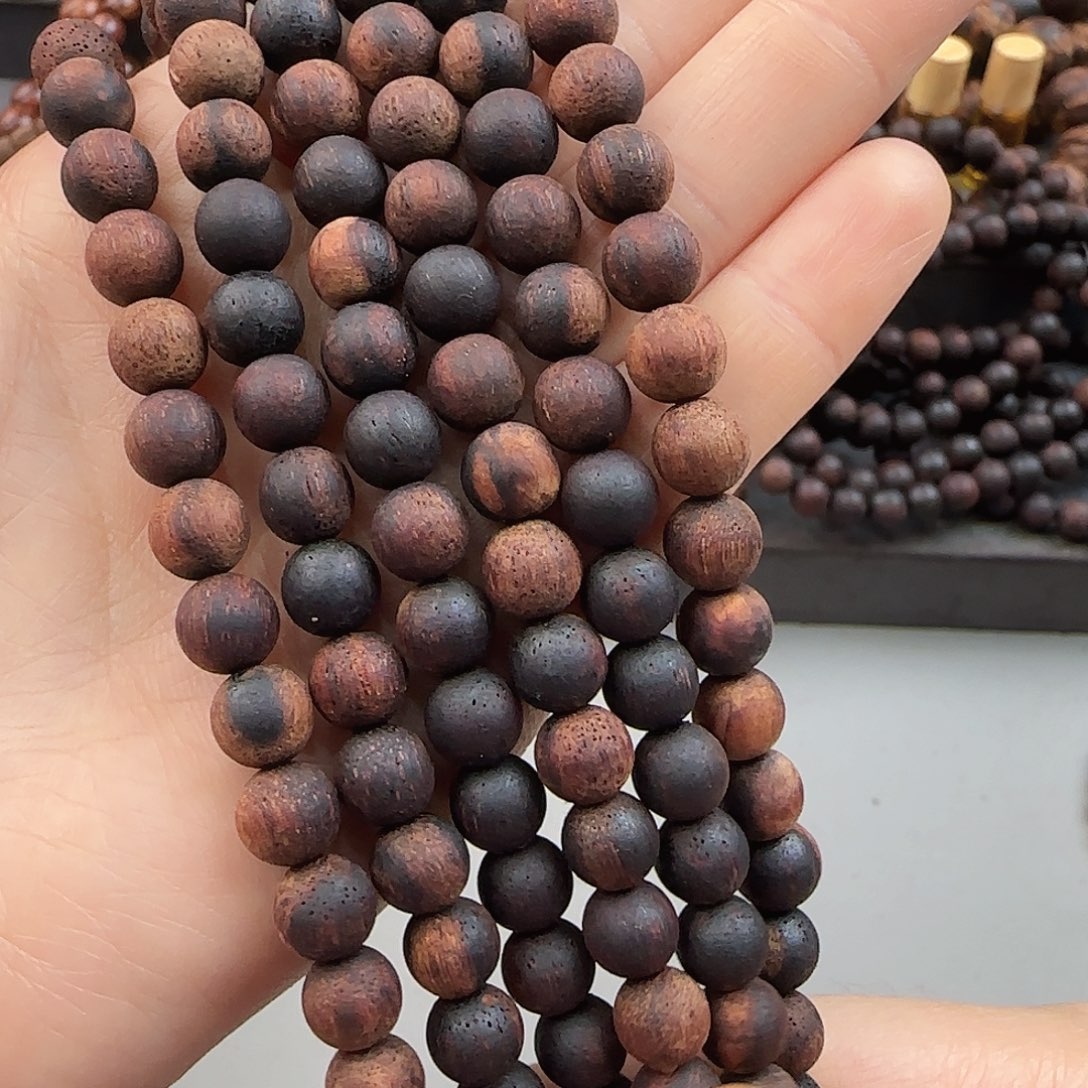 降真香手串/手链0.8×108降真香黄油麻丝