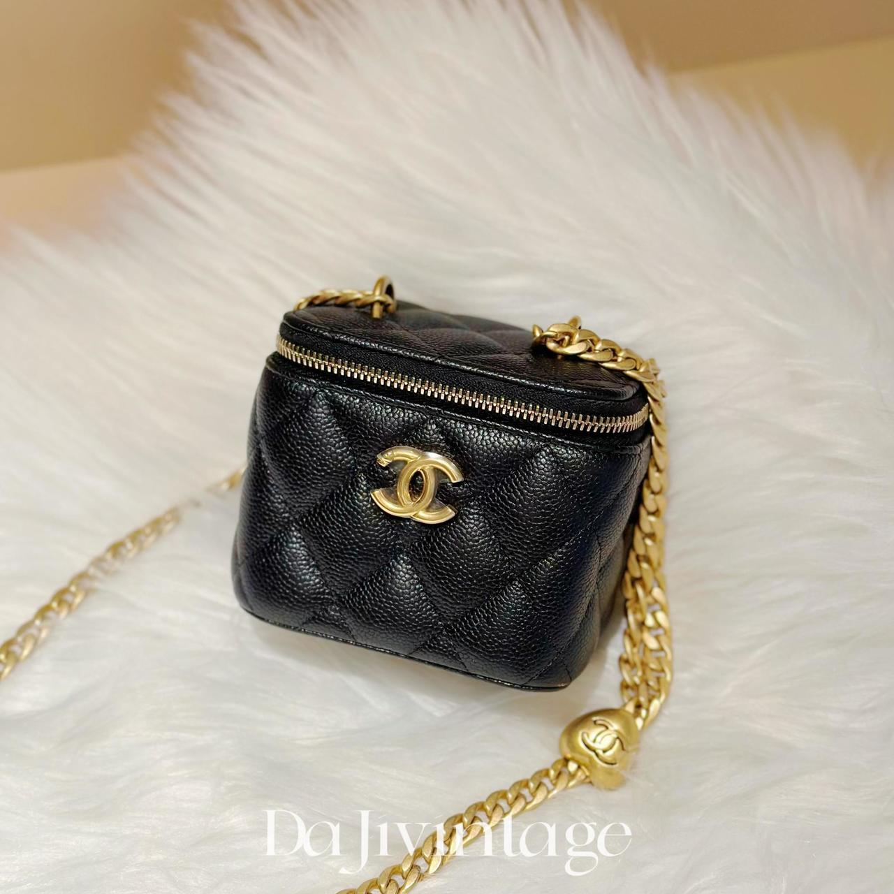 大吉中古/Chanel香奈儿爱心金球小盒子斜挎包