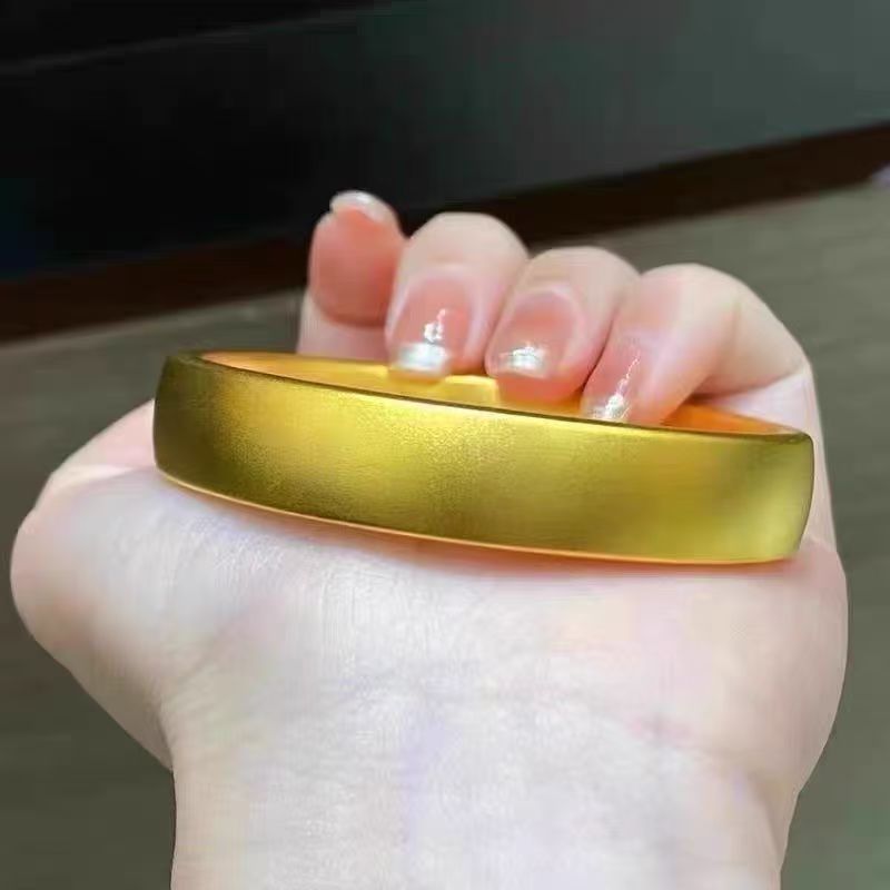 足银手镯 古法轮胎手镯时尚经典百搭气质轻奢古典设计礼物