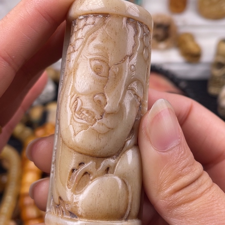 驼骨其他骆驼骨雕刻带神经孔