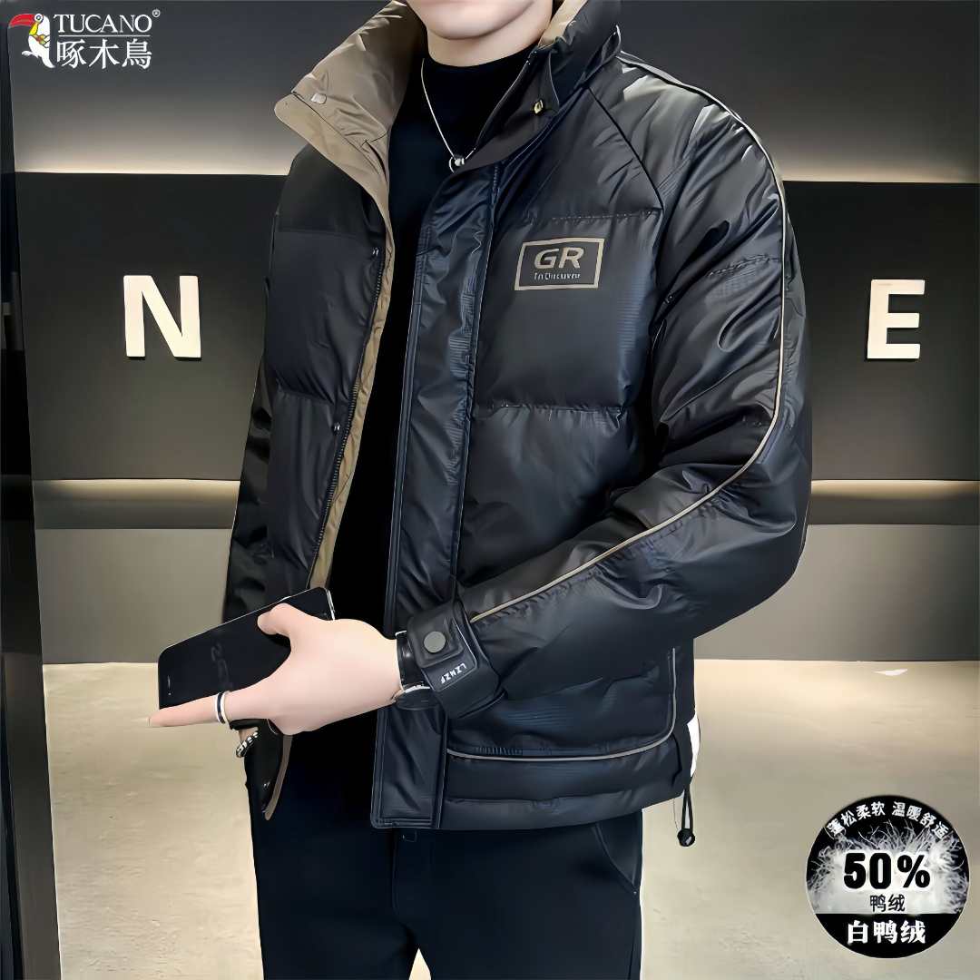 TUCANO/啄木鳥男士羽绒服冬季立领男款保暖舒适帅气百搭外套上衣 