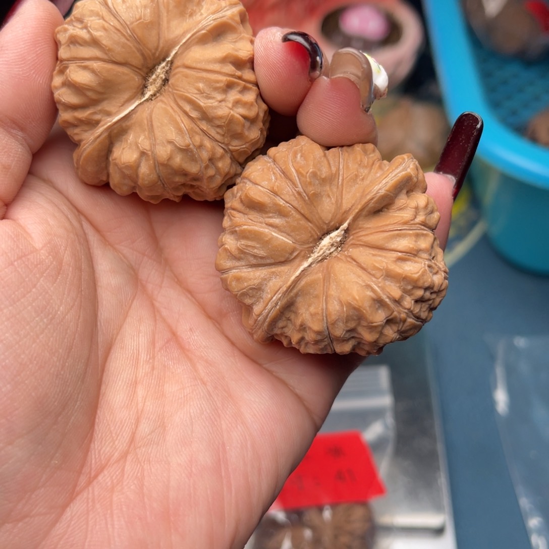 文玩核桃把件家*南瓜墩46