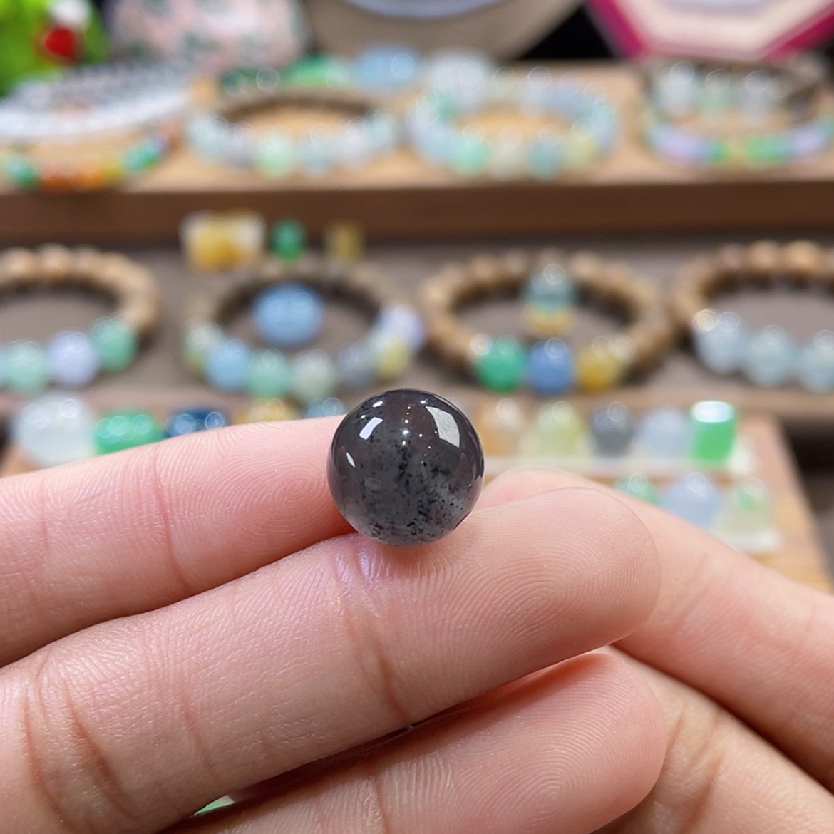 【闪购商品】翡翠颈饰未镶嵌黑冰