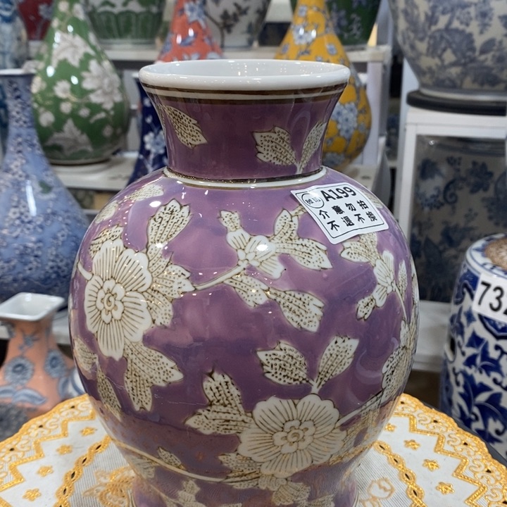 【闪购商品】摆件青花瓷花瓶微瑕福利一个