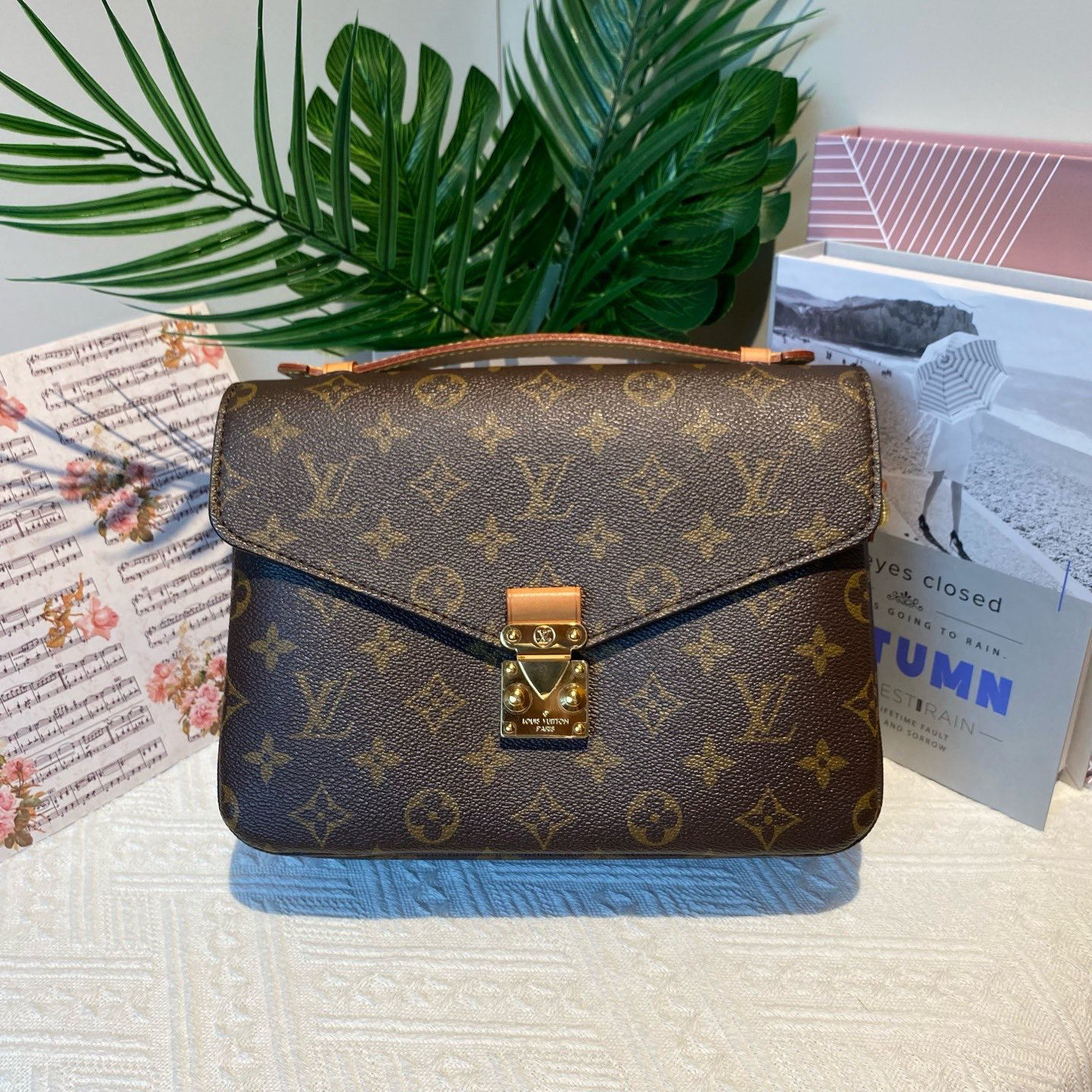 99新 LouisVuitton/路易威登 LV路易威登 老花邮差包 20年