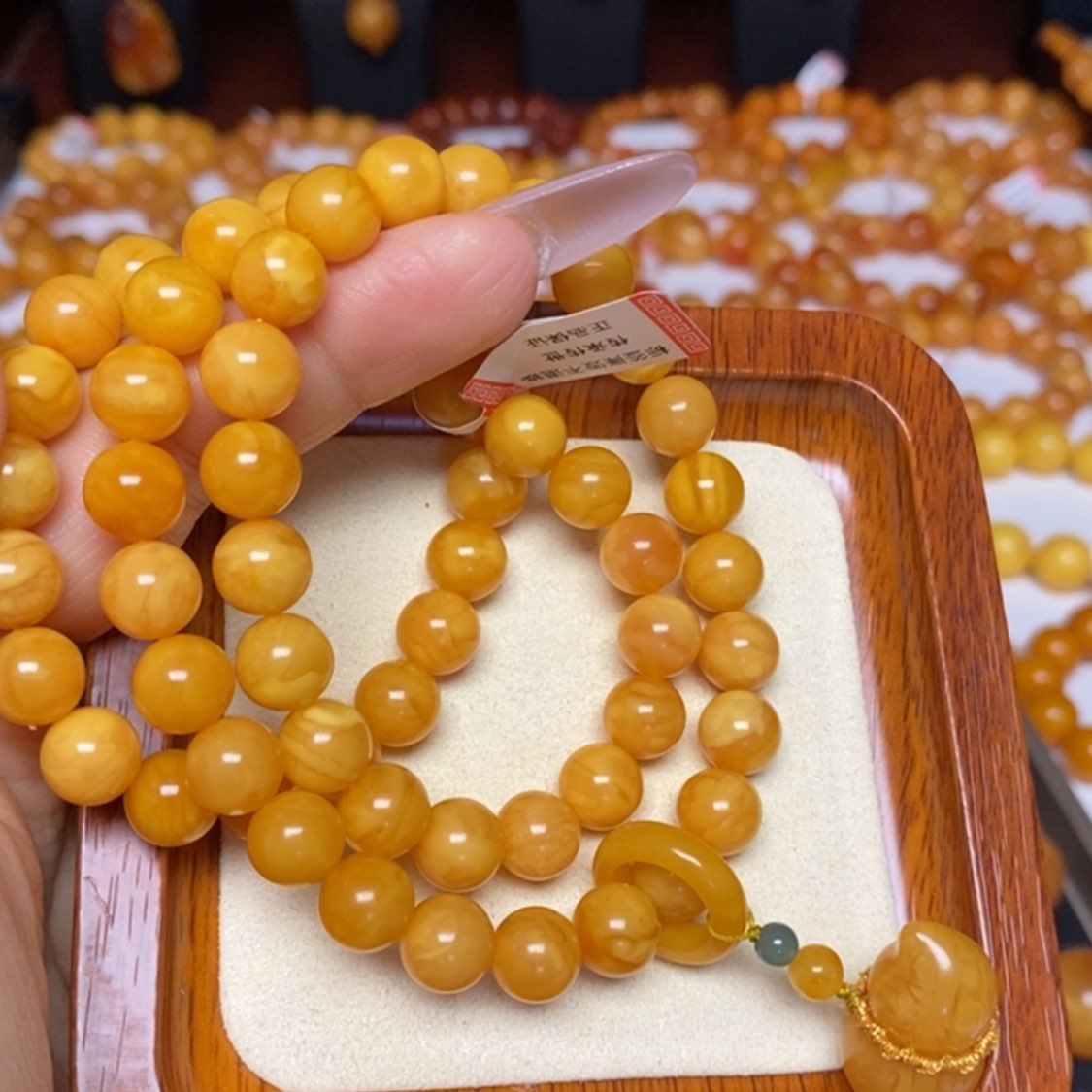 【闪购商品】蜜蜡手链未镶嵌手串