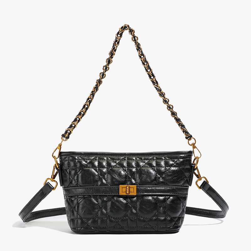 2025新款元宝手机链条包高级复古秋冬女士百搭小众设计单肩斜跨包