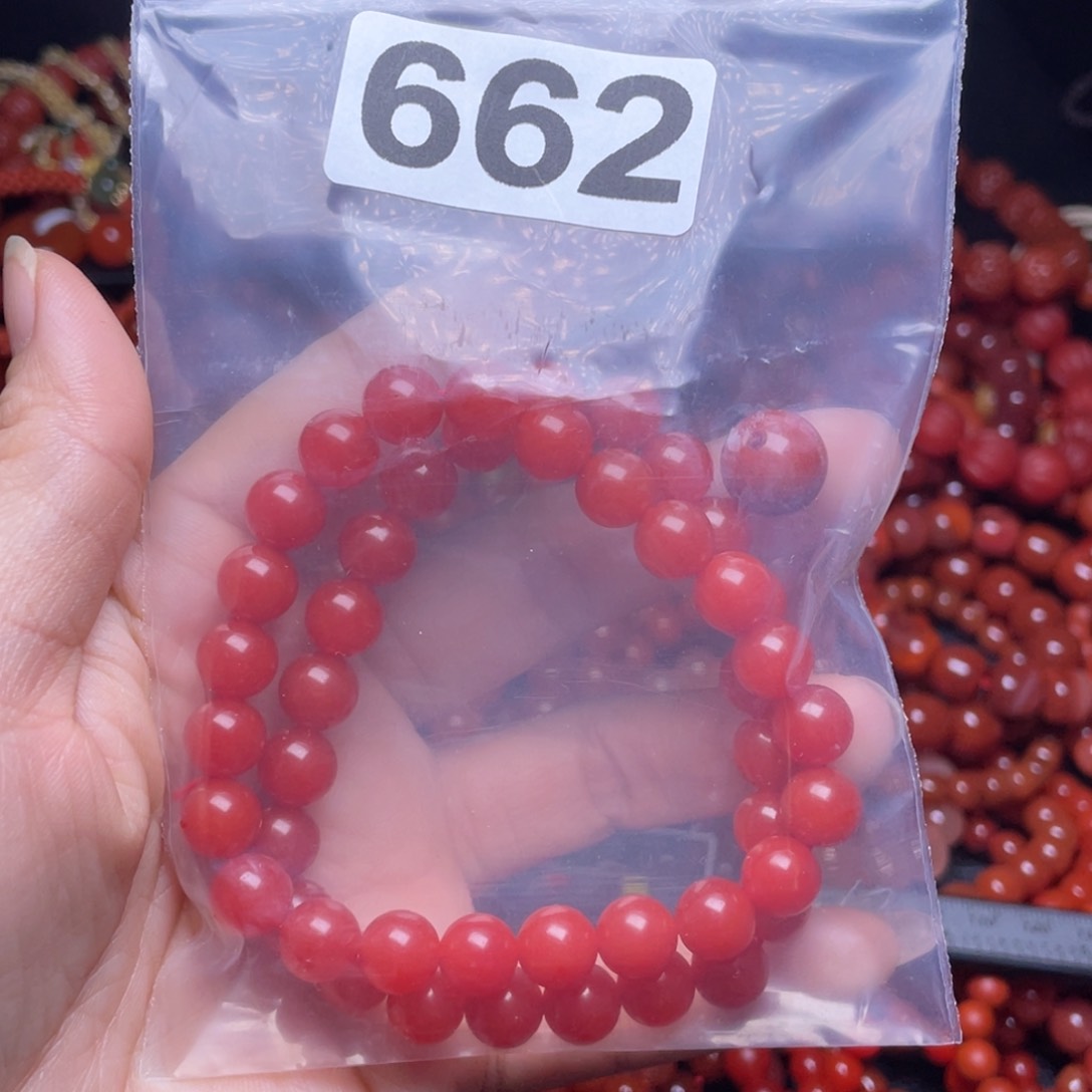 南红玛瑙手链未镶嵌?**?