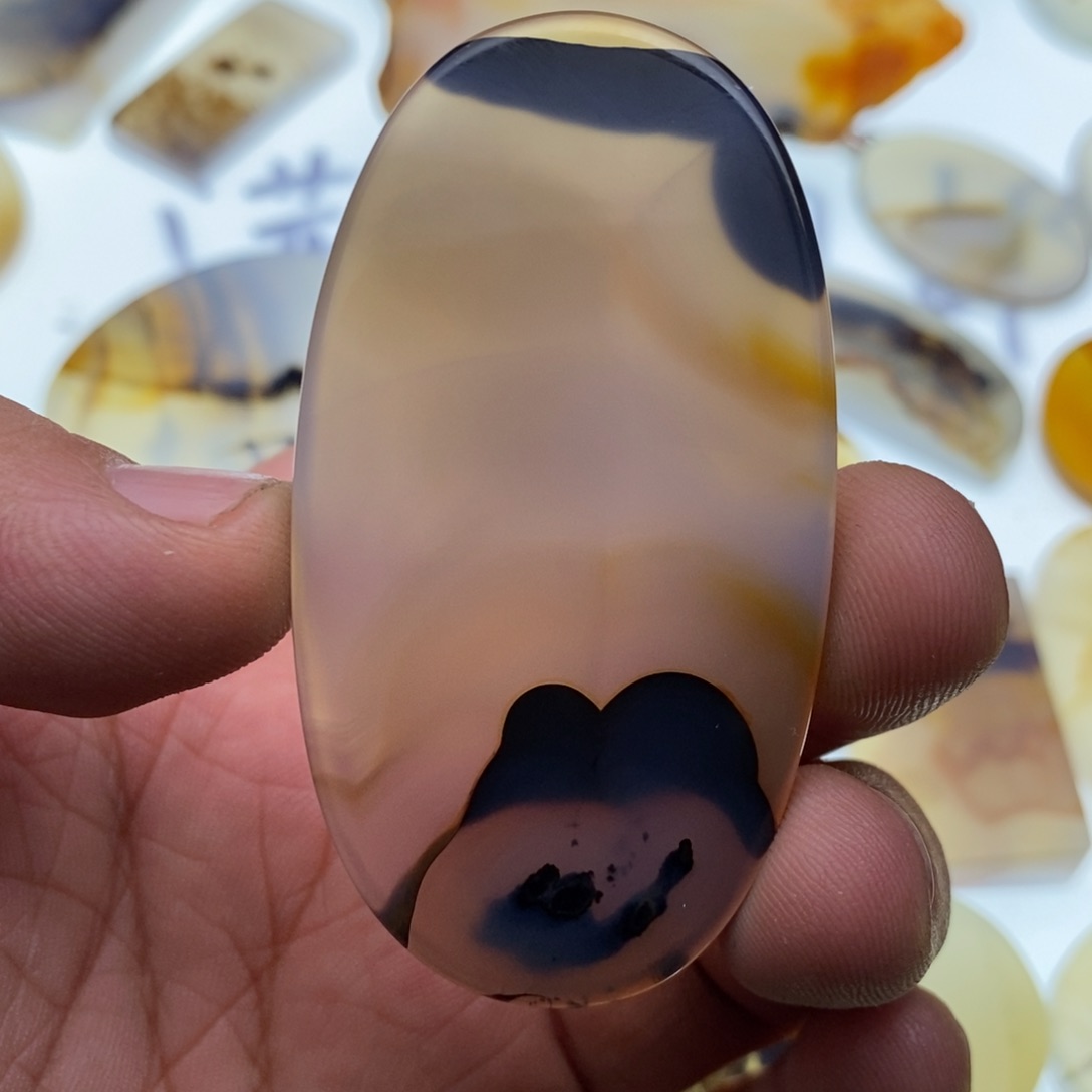 玛瑙/玉髓牌子足银镀金镶嵌