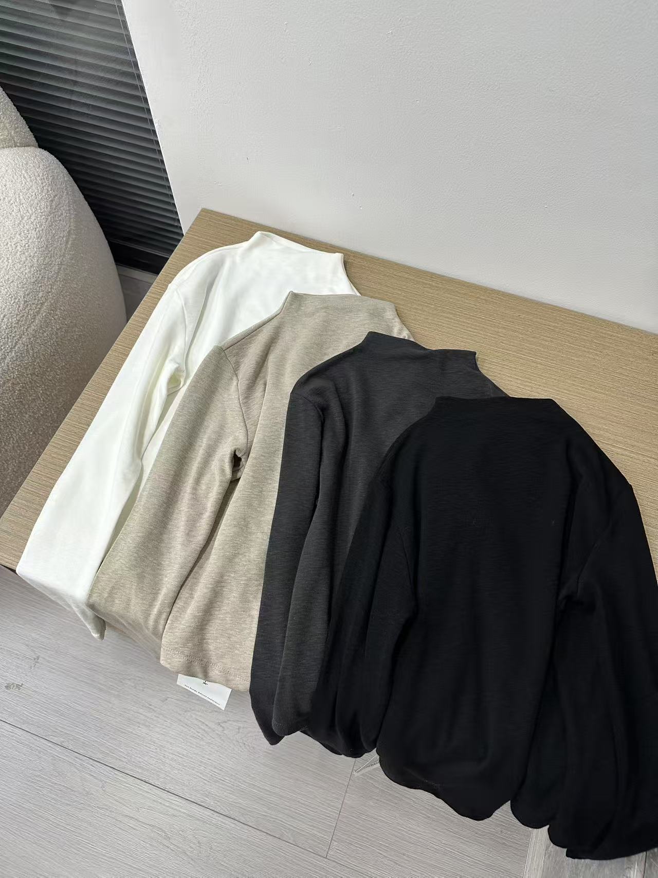 【AXIN定制】精品平领打底 6950