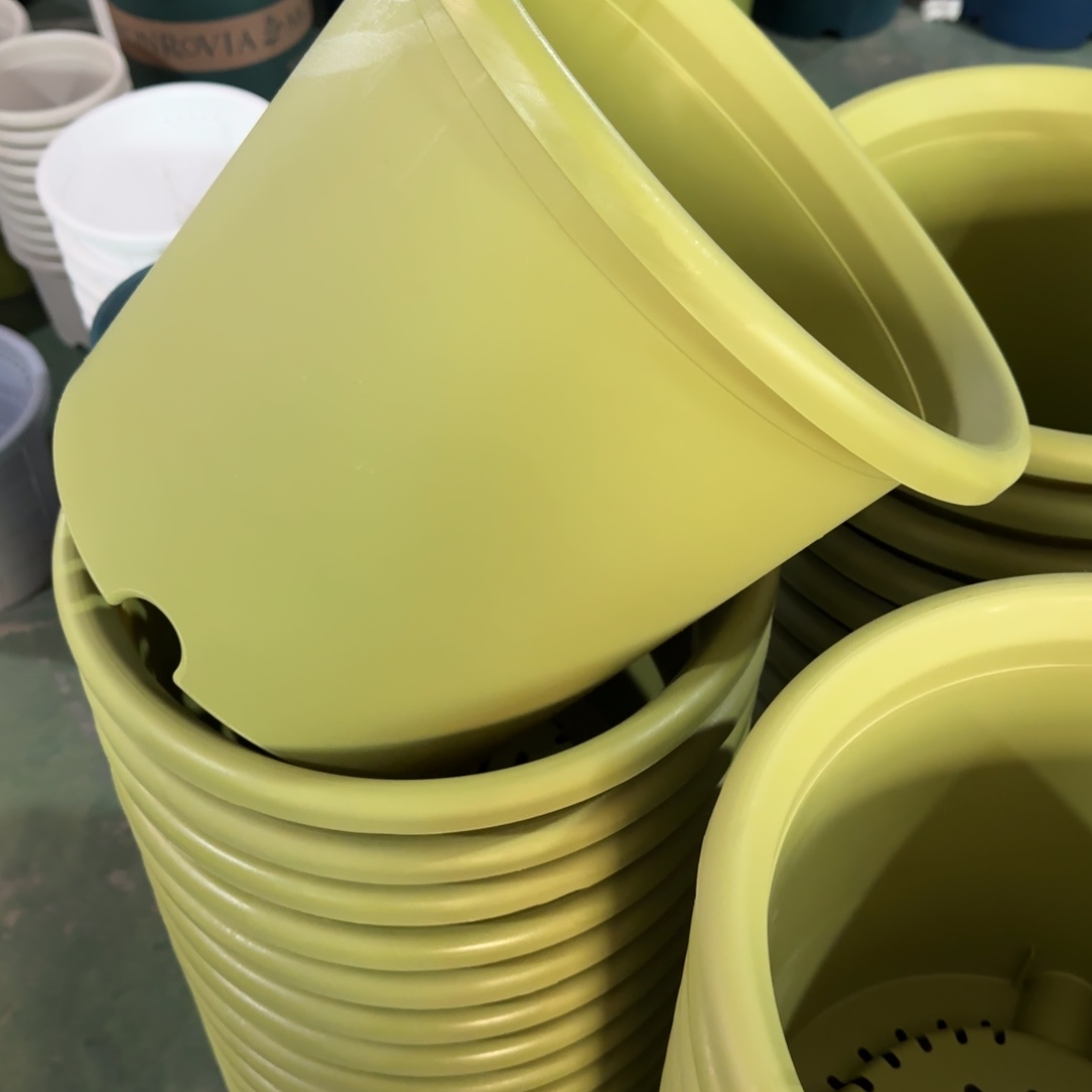 树脂四季盆6#无拖果绿微瑕7