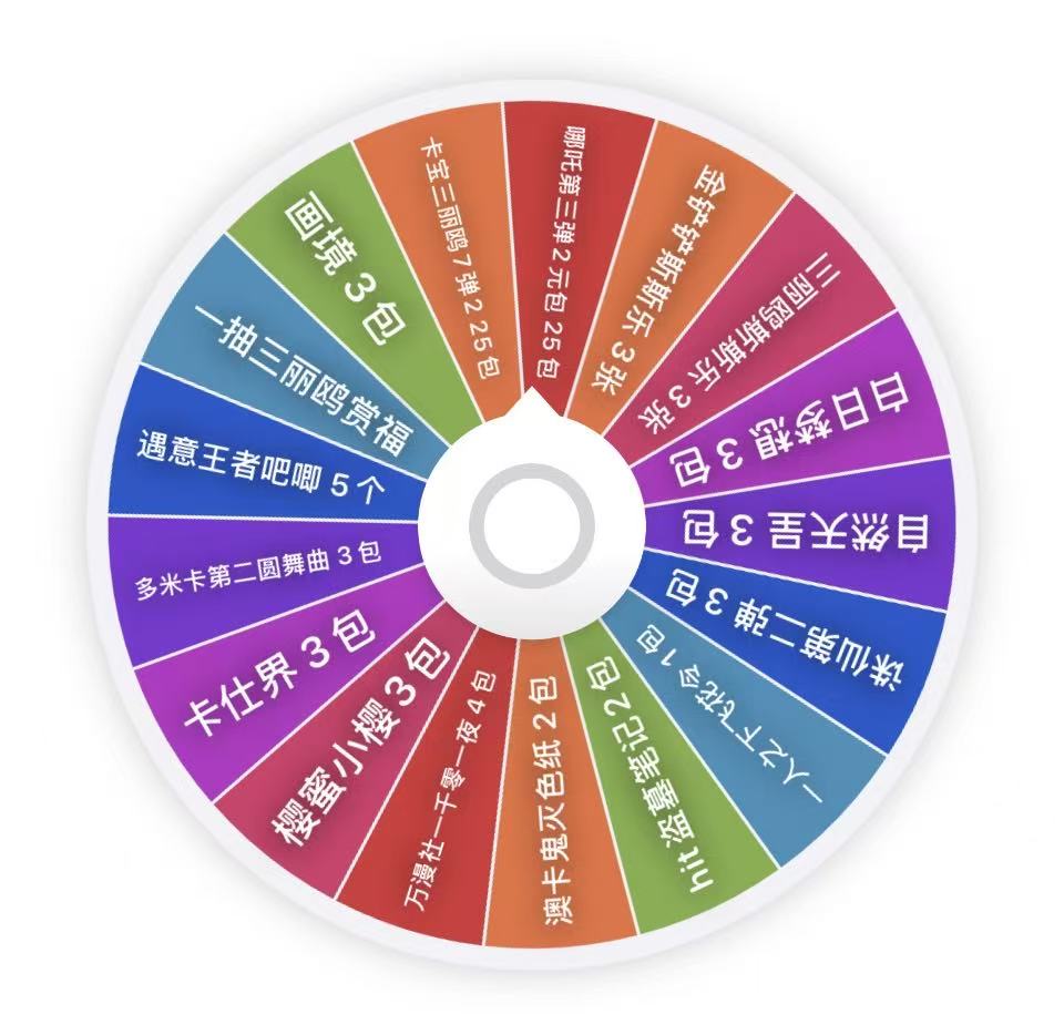 【跑路大转盘】多IP动漫 艺术卡等（卡牌盲盒）