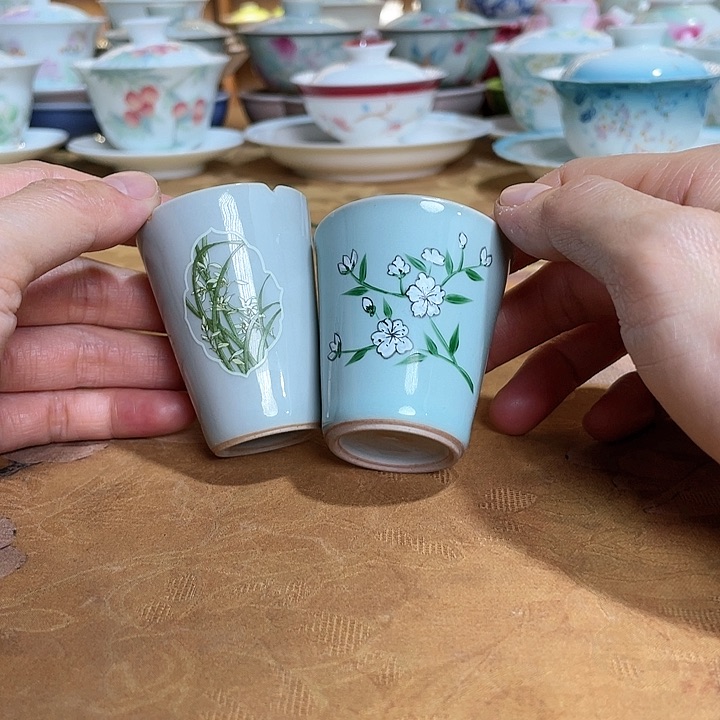 【闪购商品】瓷片对杯哈哈哈哈哈 