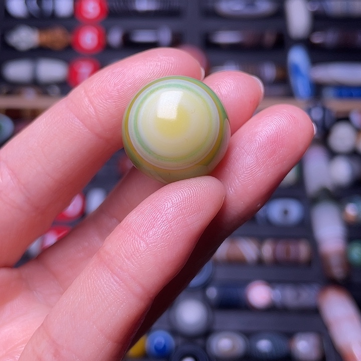 禅***）玛瑙/玉髓未镶嵌颈饰圆珠20mm