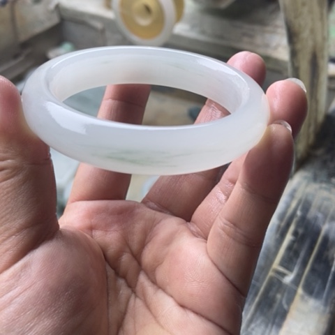 石英质玉手镯未镶嵌一**清加工定制