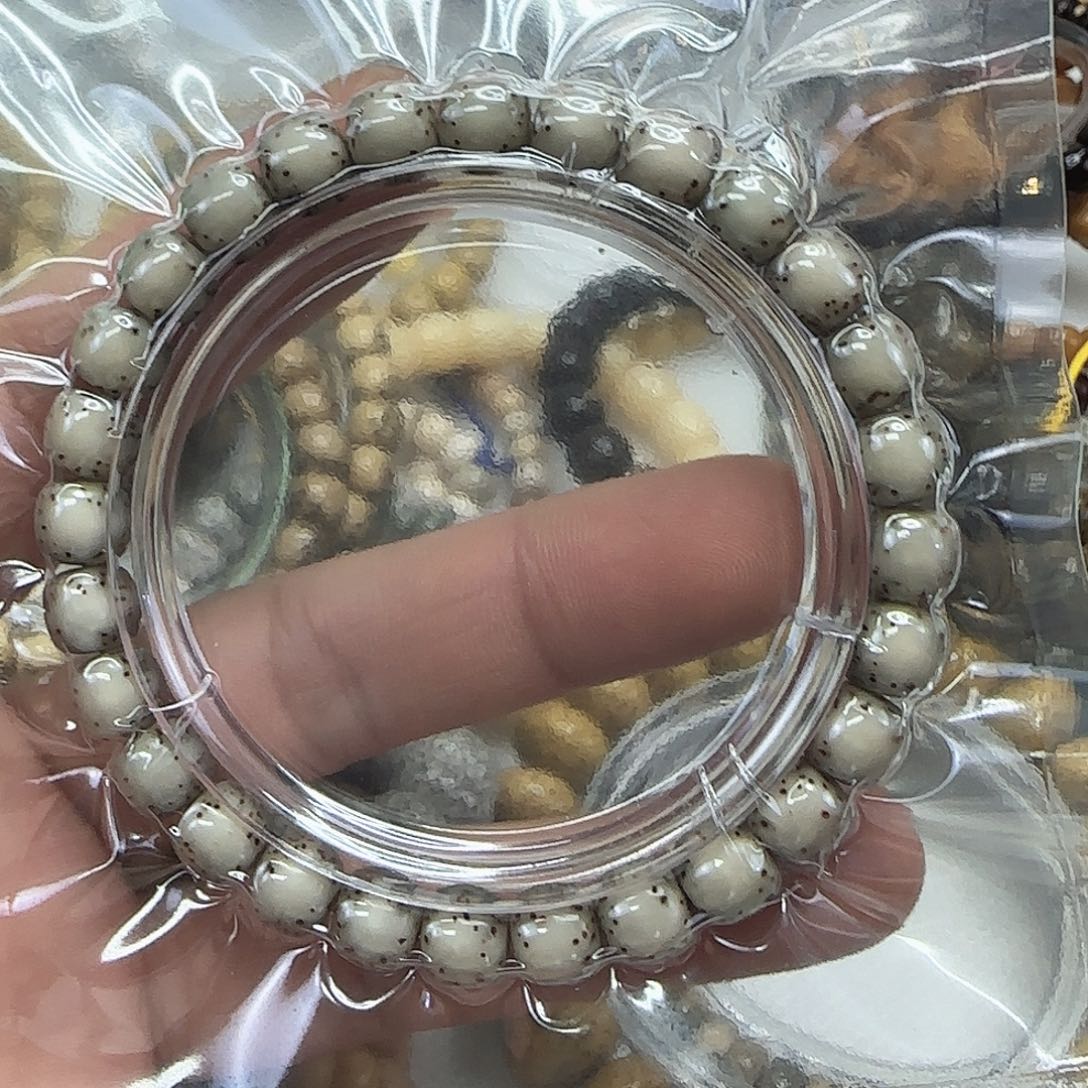 手串星月菩提32殿堂半壁留白星月87单圈河豚