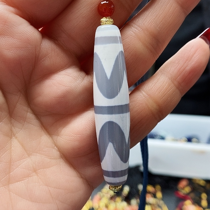 玛瑙/玉髓颈饰合金