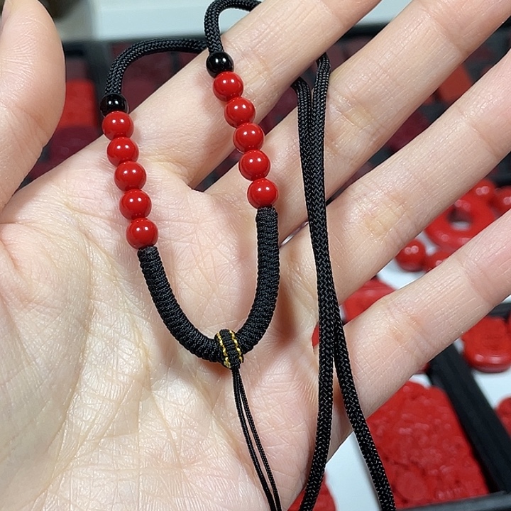 *****天然辰砂朱砂吊绳