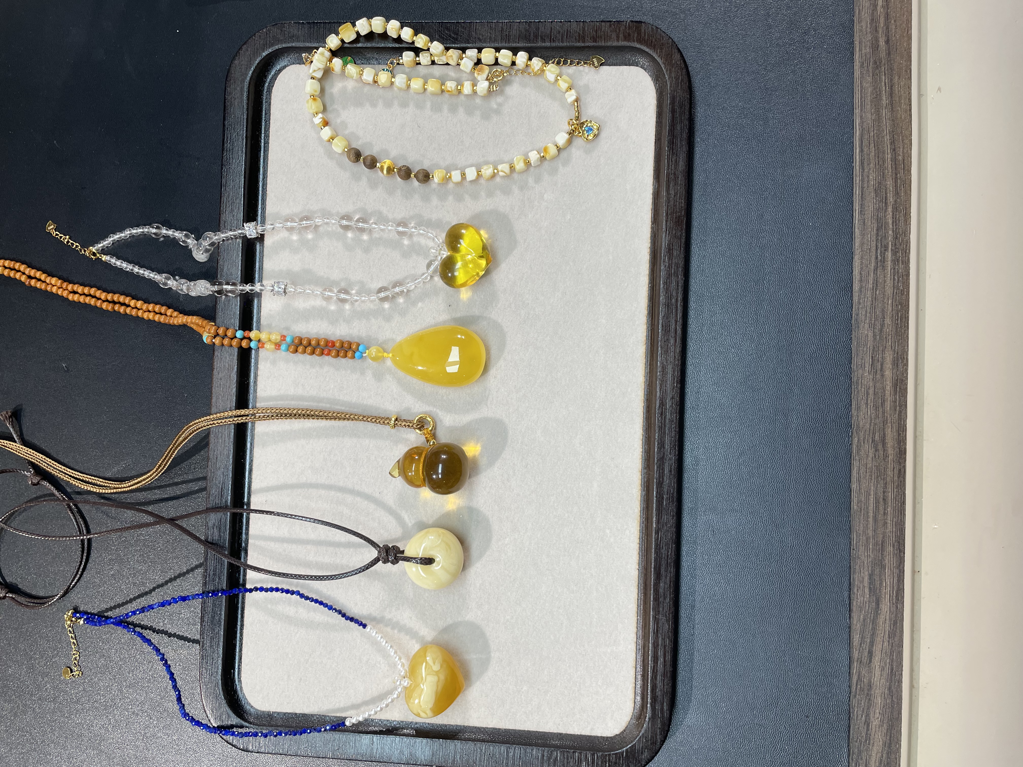 【彩虹盘】蜜蜡套链-多样性发一件-LW12|BML5