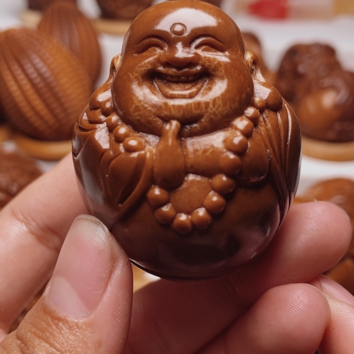 _***8手串/手链橄榄核弥勒佛单颗