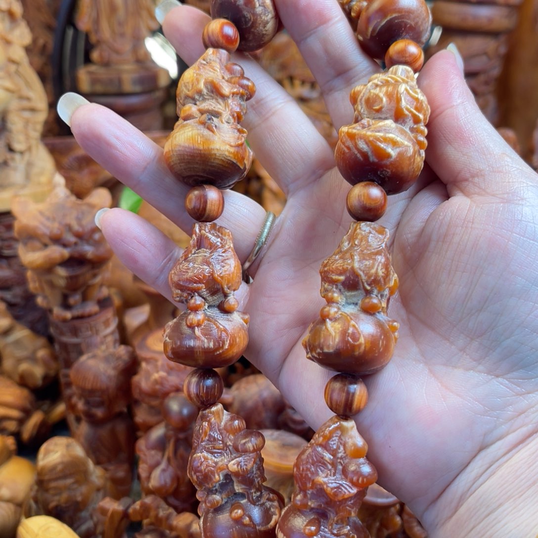 其他松木（琥珀木）微瑕葫芦手持