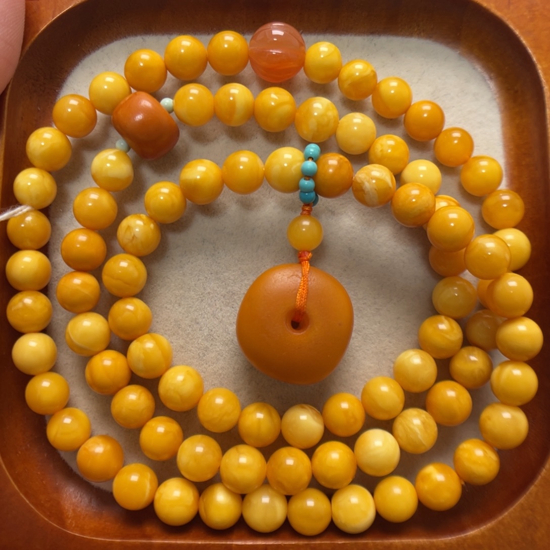 蜜蜡未镶嵌手串蜜蜡