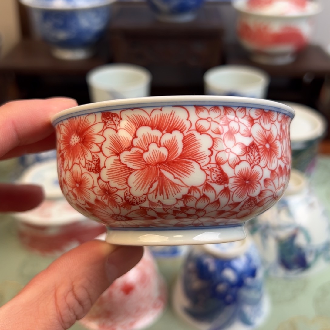 瓷片景德镇瓷器手工手绘