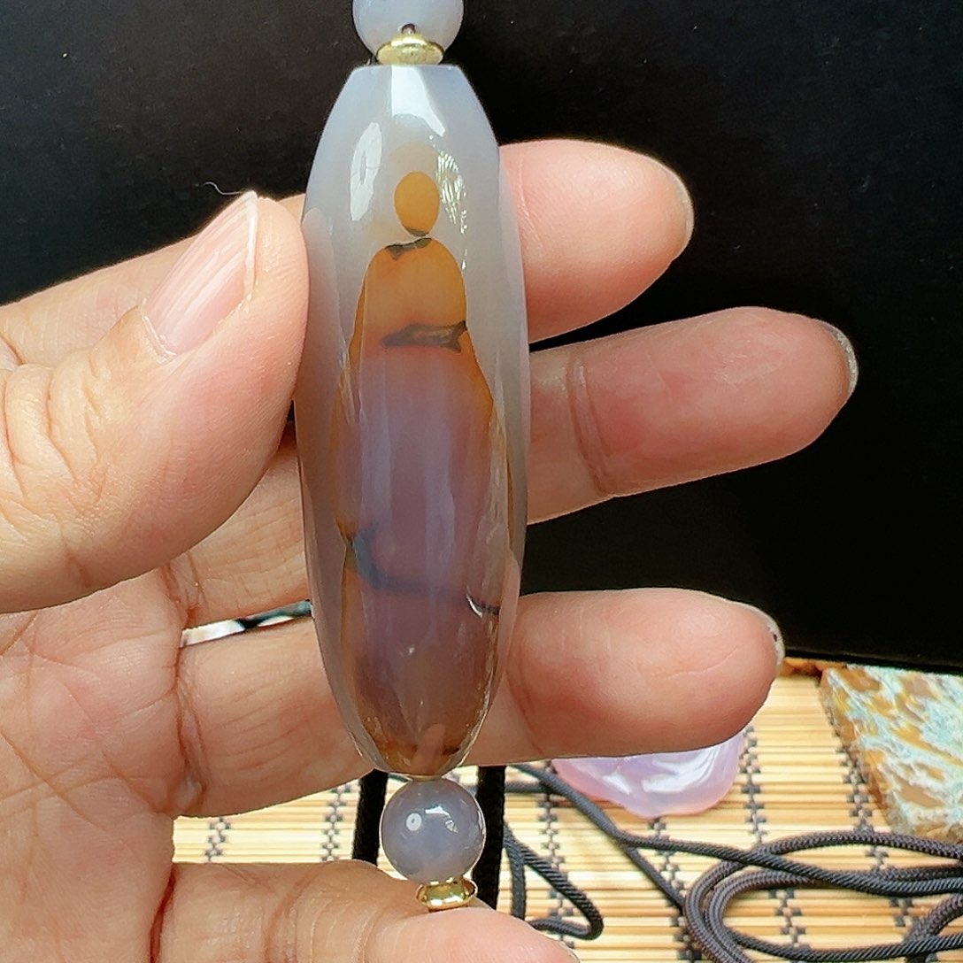 未镶嵌玛瑙/玉髓珠宝半成品