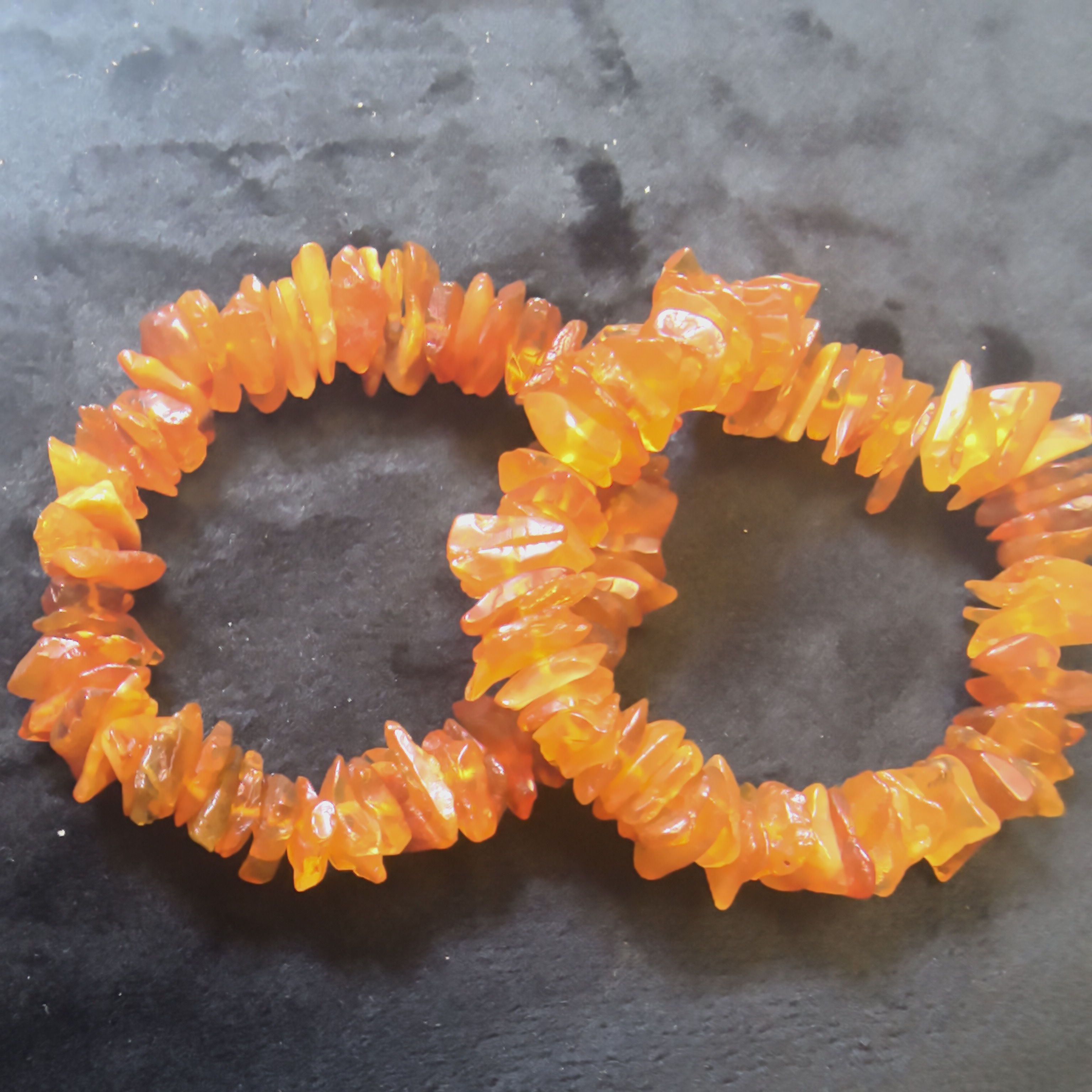 琥珀海飘籽随型手串