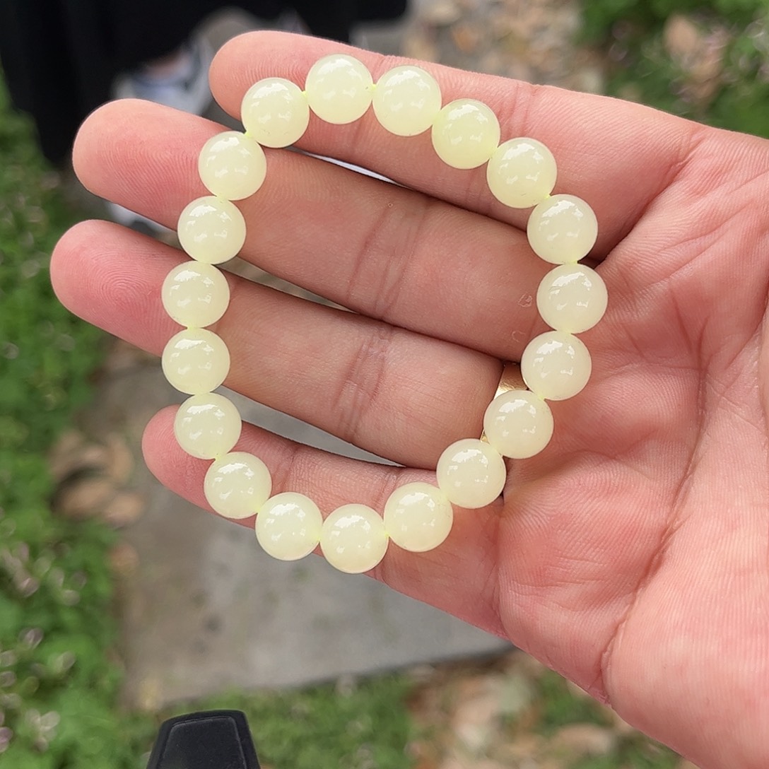 和田玉未镶嵌颈饰用*莲不退不换