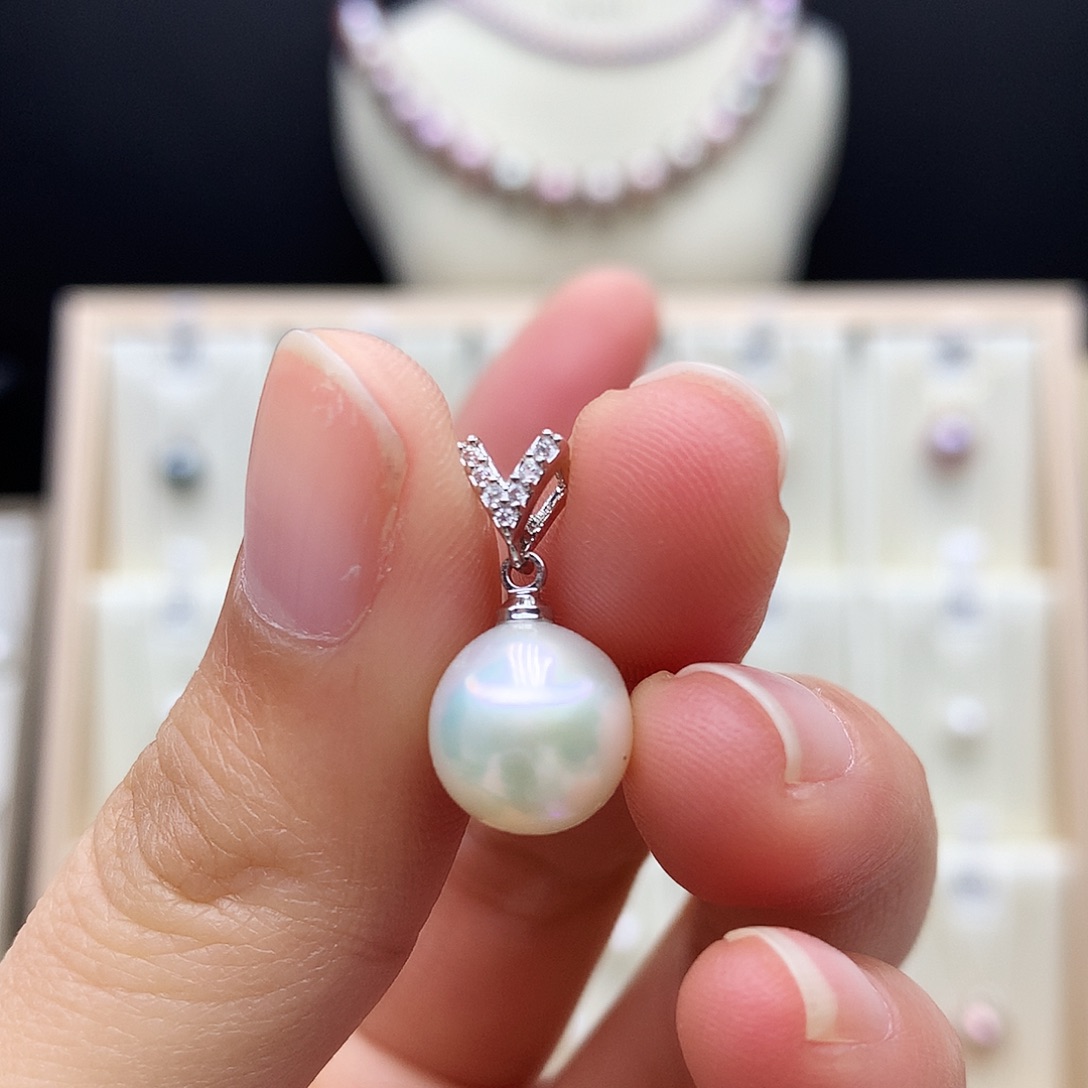 淡水珍珠颈饰合金