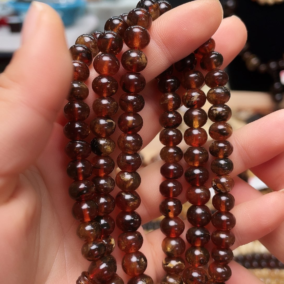 琥珀裸石未镶嵌福*八10793