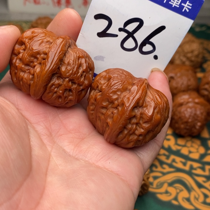 【闪购商品】文玩核桃把件元宝38福利