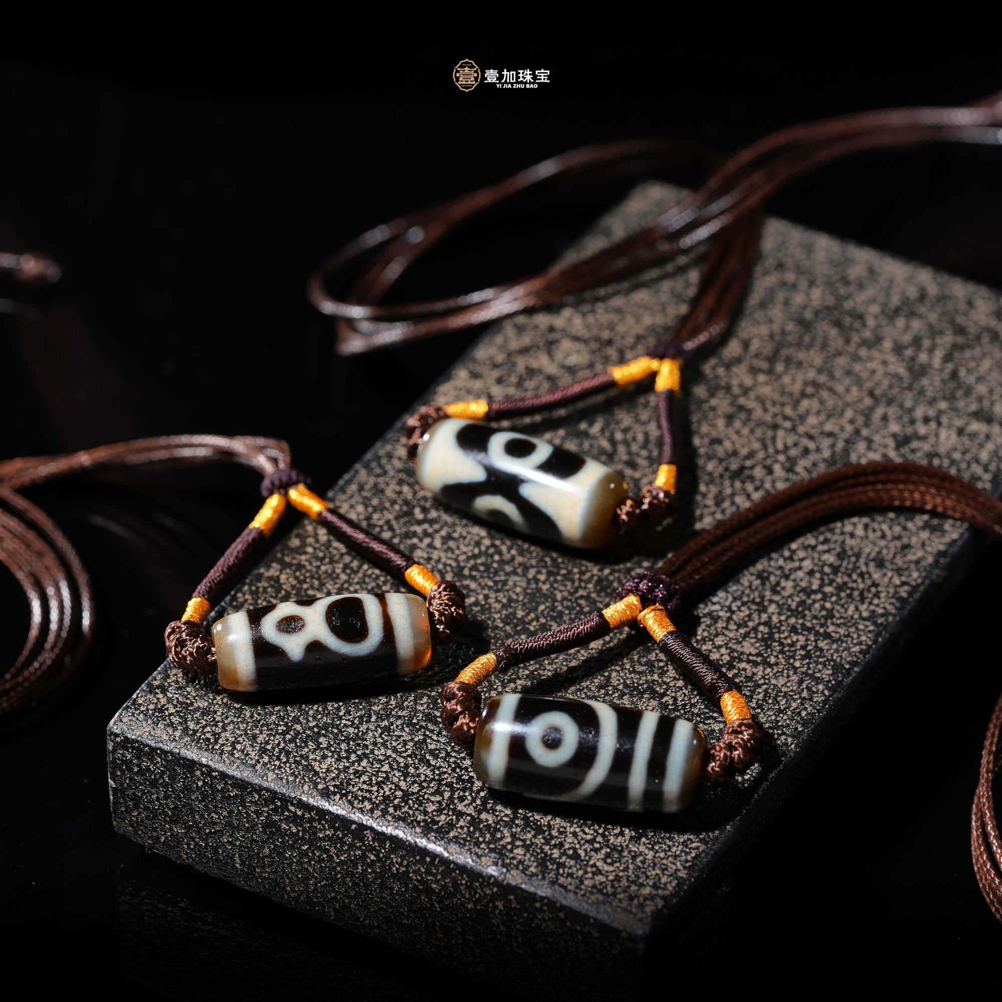 壹加师姐|手工设计横版玛瑙项链多样性发一