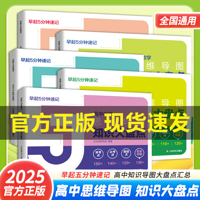 正版高中知识总结难点汇总树状导图尖子生常备学习手册商品图