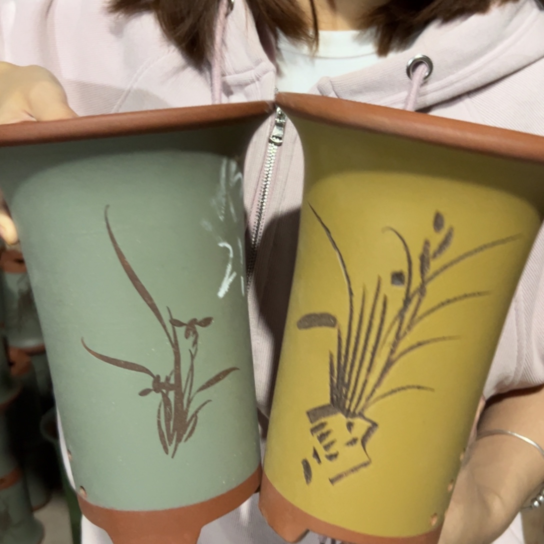 宜兴川阁紫砂花盆