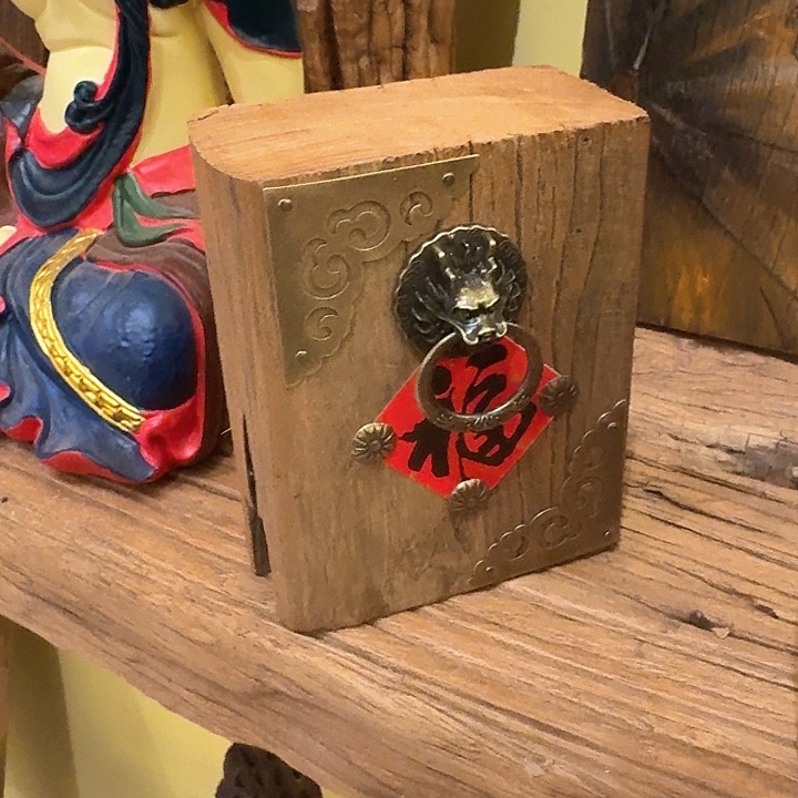 老榆木丙烯颜料画