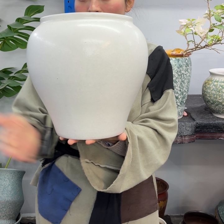 20×28 -粗陶花盆有孔-买买买