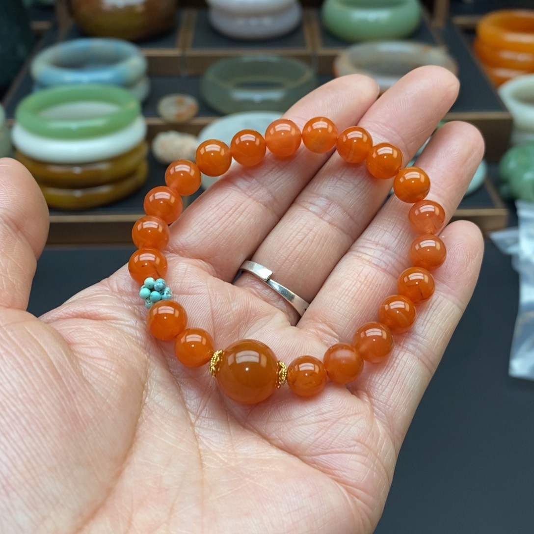 玛瑙/玉髓手链未镶嵌