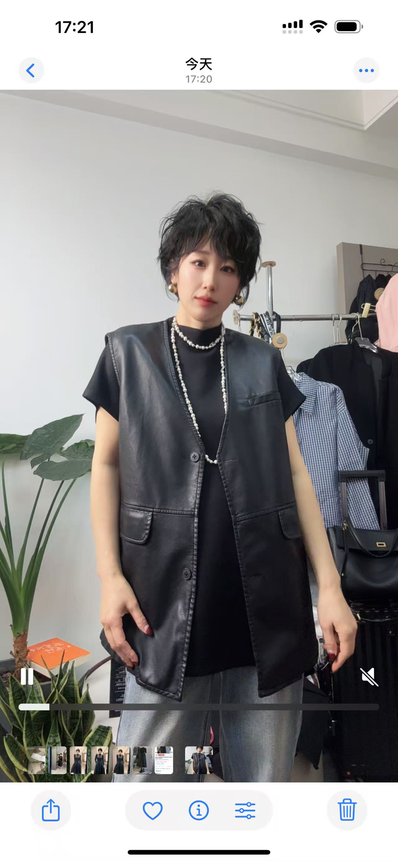 中长款V领工装风宽松型马夹夏季春夏百搭网红时尚拼接马甲休闲