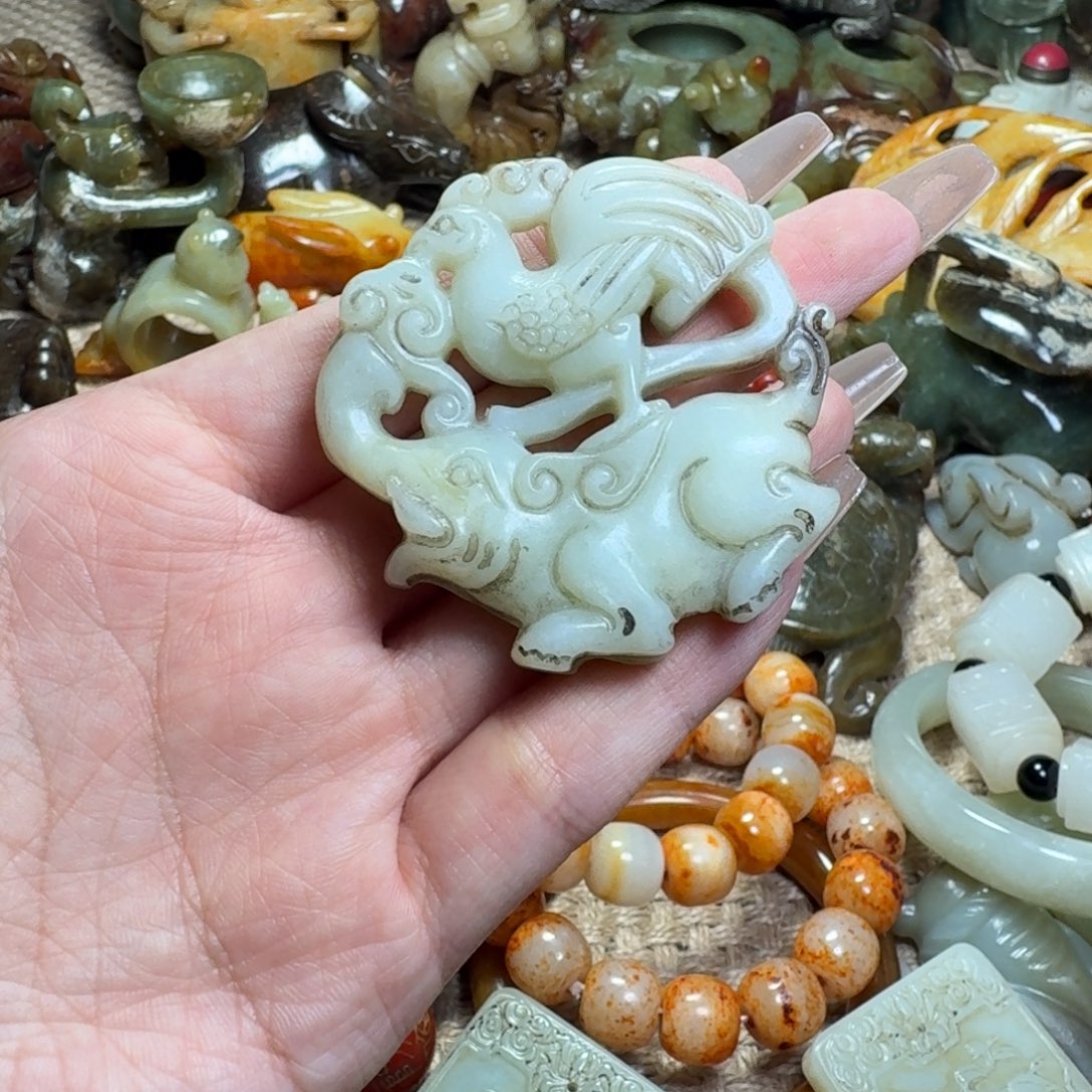 白玉菩提吊坠挂件